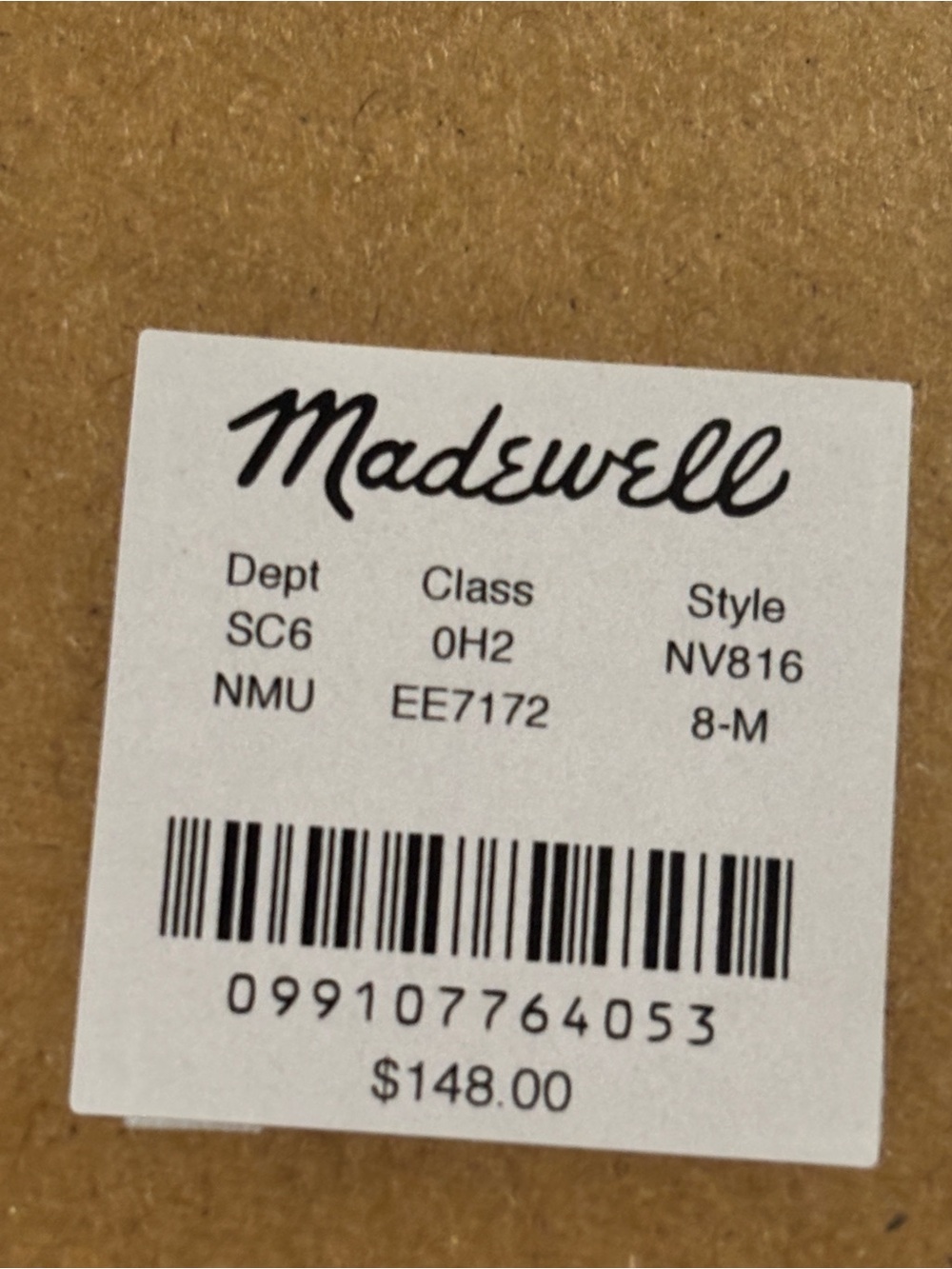 Madewell The Remy Mary Jane Womens size 8 Shoes Espadrille Cream & Black - Picture 6 of 16